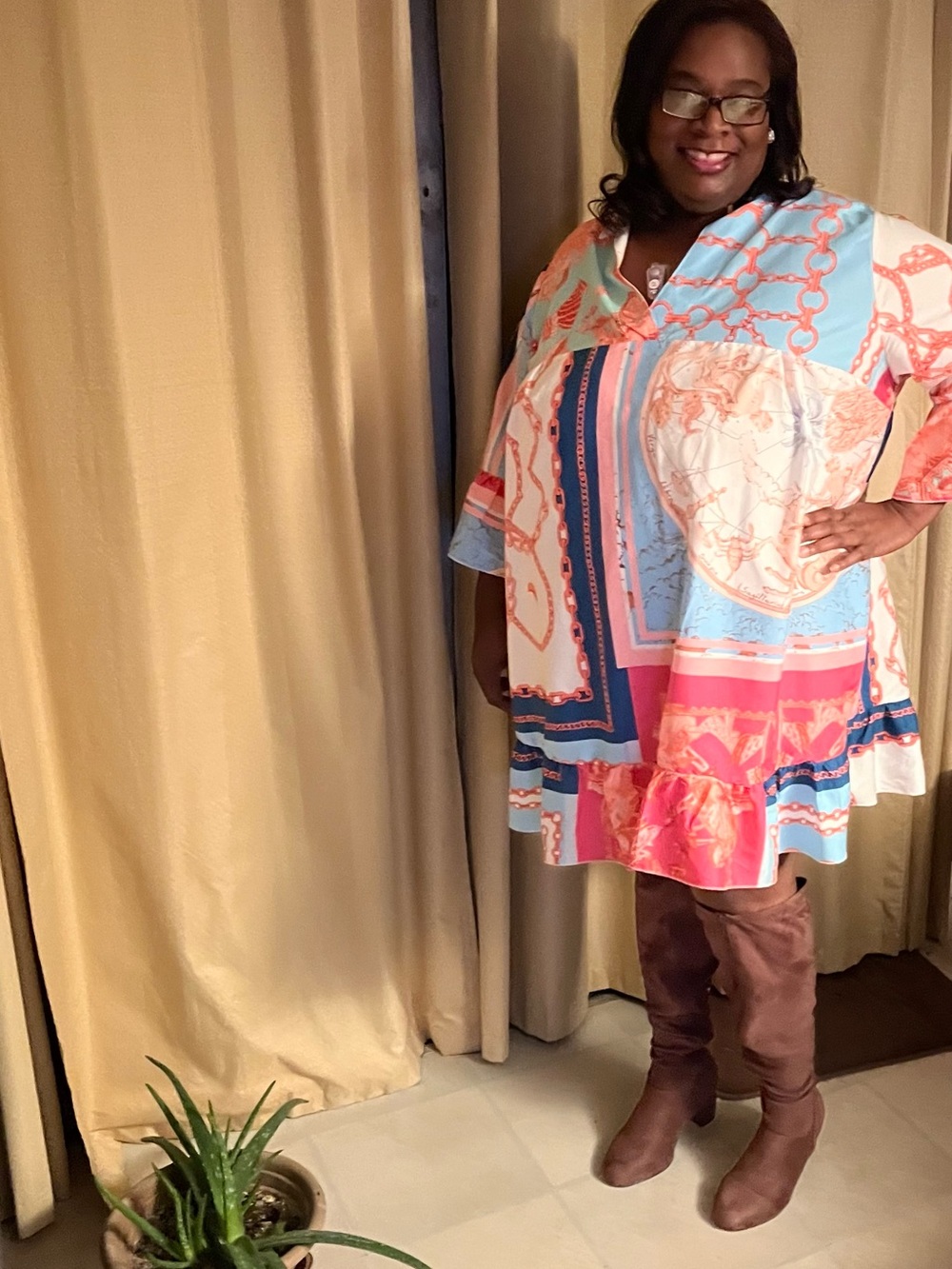 SHEIN Drop waist any season dress